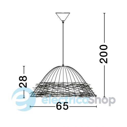 Светильник підвісний NATU 9586515 Nova Luce