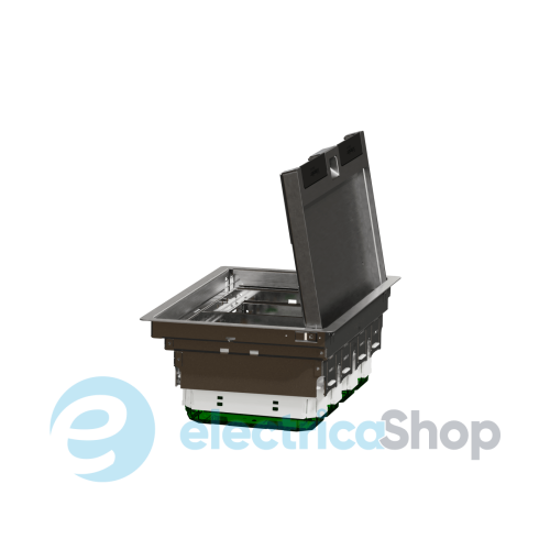 Напольный лючок, металлический, 12 модулей (XL), Unica System+ SE INS52127