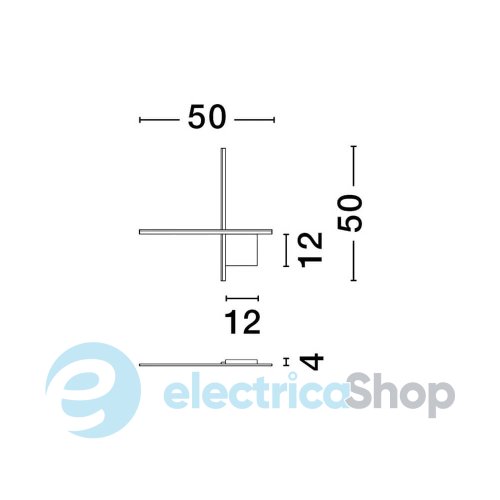 Бра CROSS 9006085 Nova Luce