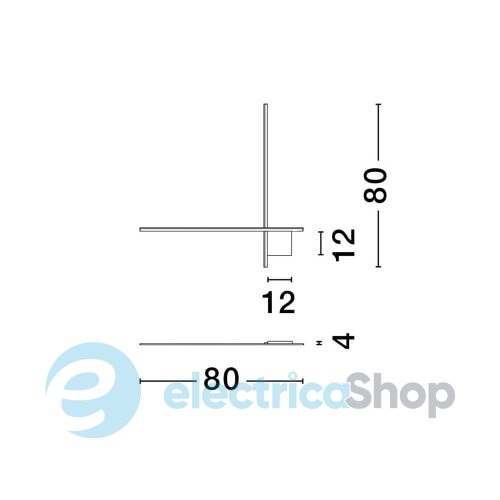 Бра CROSS 9006087 Nova Luce
