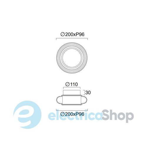 Настенный светильник Viokef GLOSSY 4322100