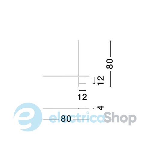 Бра CROSS 9006086 Nova Luce