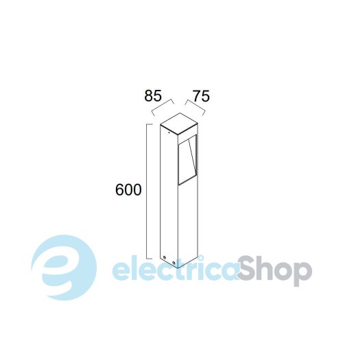 Парковый столбик Viokef KARL 4320900