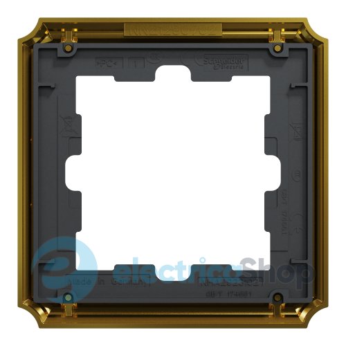 Рамка 1 постовая D-Antique MEG4010-4741 золото 24к