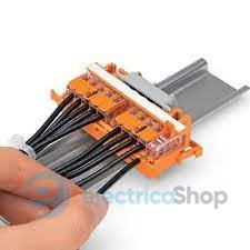 Монтажний адаптер wago 221-510, для клем 221 серії 6мм.