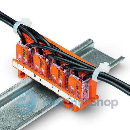 Монтажний адаптер wago 221-510, для клем 221 серії 6мм.