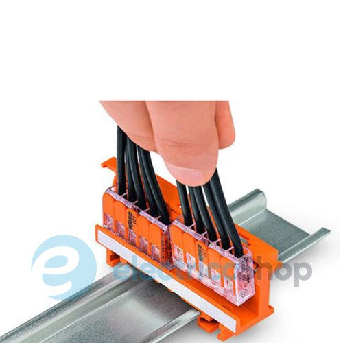 Монтажний адаптер wago 221-510, для клем 221 серії 6мм.