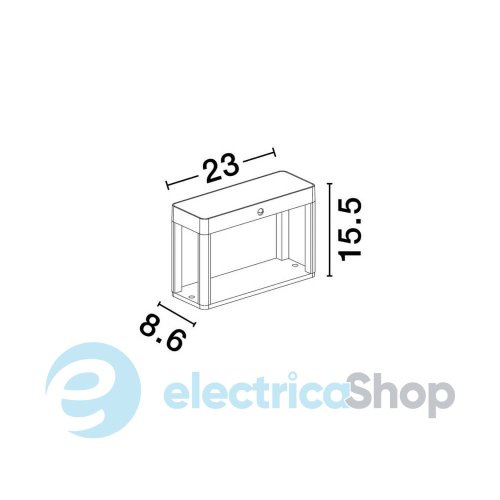 Стовпчик парковий BERNI 9030565 Nova Luce