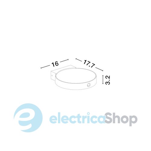 Бра вуличне AIGO 9030580 Nova Luce