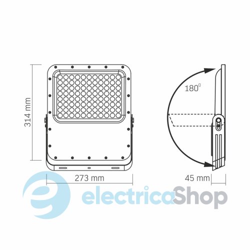 LED прожектор автономний VIDEX 3740Lm 5000K (VL-FSO5-3005)