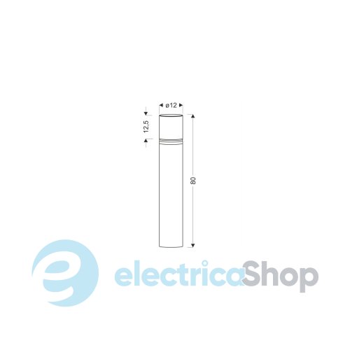 Парковий стовпчик Candellux SEDUM 51-32447
