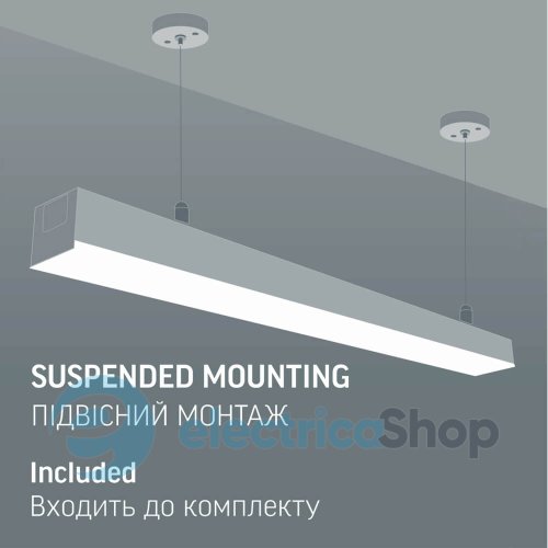 LED світильник VIDEX BN03 50W 1.2М 5000K 220V Black VL-BN03-50125B