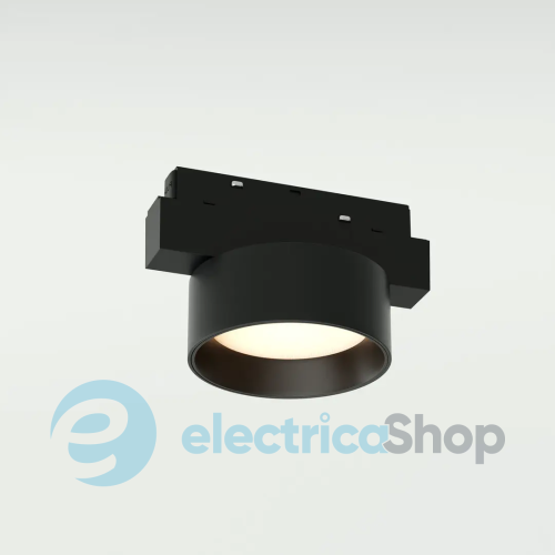 Магнитный трековый светильник Lumineka FIXED DISK 8W 600Lm 3000K MONO-FD-90-3K-BK
