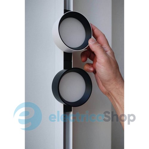 Магнитный трековый светильник Lumineka FIXED DISK 8W 600Lm 3000K MONO-FD-90-3K-BK