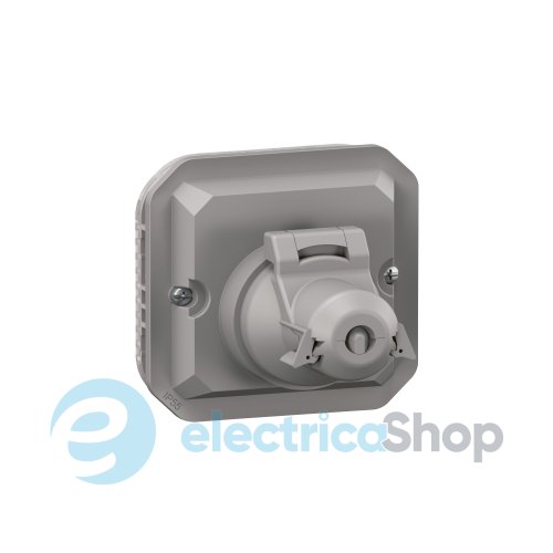 Адаптер для розетки RJ-45 IP55 мех-м. Legrand Plexo New 069581L цвет серый