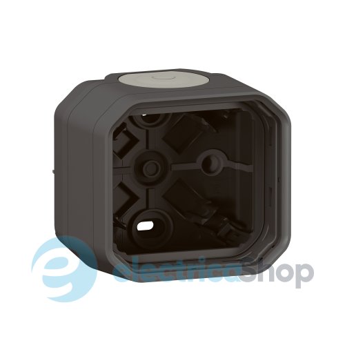 Коробка накл. 1-пост. Legrand Plexo New 069601L цвет антрацит