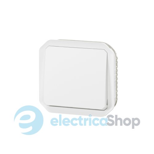 Кнопка 1-кл. 10А/250В с НВ конт. мех-м. Legrand Plexo New 069630L цвет белый