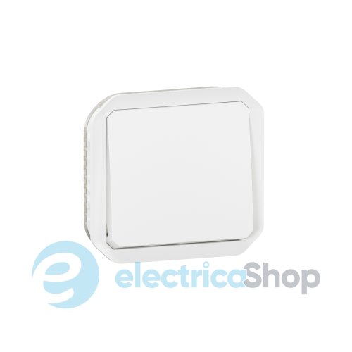 Кнопка 1-кл. 10А/250В с НВ конт. мех-м. Legrand Plexo New 069630L цвет белый