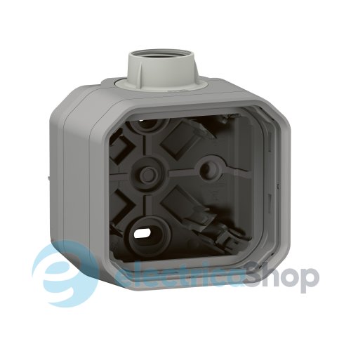 Коробка накл. 1-пост. с вводом PG16 Legrand Plexo New 069652L цвет серый