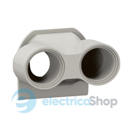 Мембрана с двойным вводом ISO 20 Legrand Plexo New 069670L серый цвет