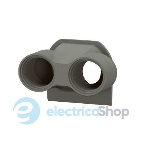 Мембрана с двойным вводом ISO 20 Legrand Plexo New 069673L цвет антрацит
