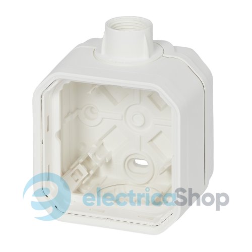 Коробка наклад. 1-пост. з вводом ISO20 Legrand Plexo New 069686L колір білий