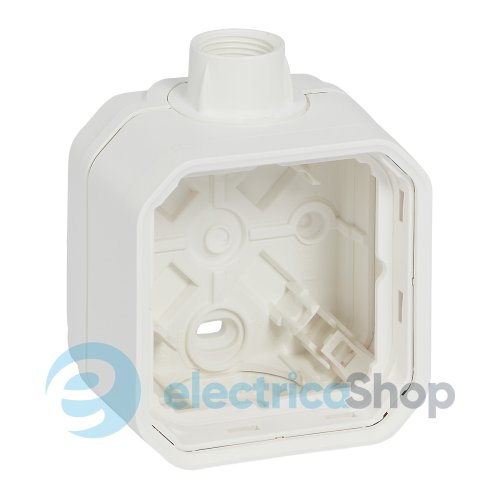 Коробка наклад. 1-пост. з вводом ISO20 Legrand Plexo New 069686L колір білий