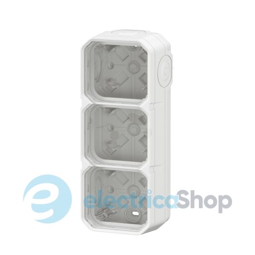 Коробка накл. 3-пост. гориз./верт. Legrand Plexo New 069688L цвет белый