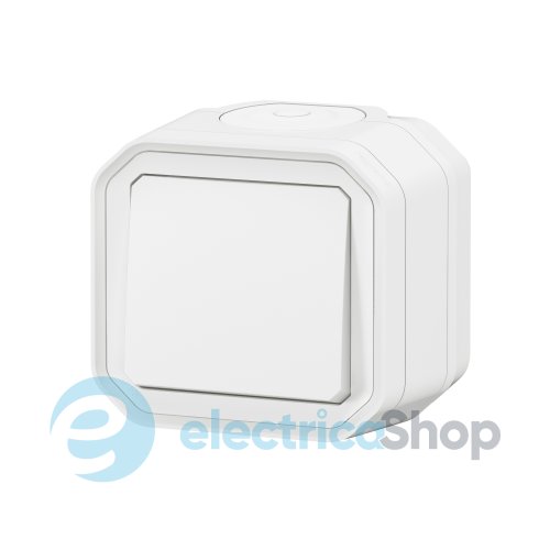 Переключатель 1-кл. 10А/250В накл. Legrand Plexo New 069751L цвет белый