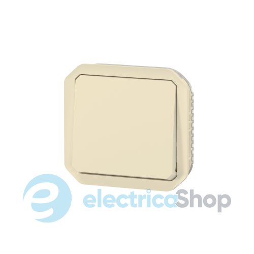 Переключатель 1-кл. 10А/250В мех-м., Legrand Plexo New 069808L цвет бежевый
