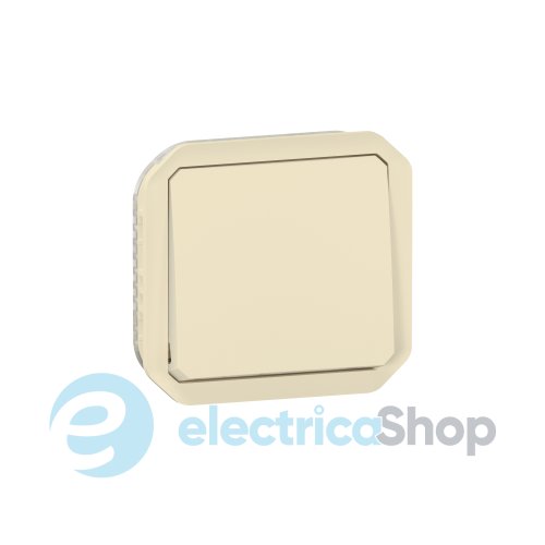 Переключатель 1-кл. 10А/250В мех-м., Legrand Plexo New 069808L цвет бежевый