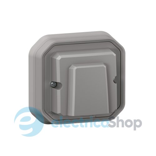 Вывод кабеля с зажимом встр. Legrand Plexo New 069848L серый цвет