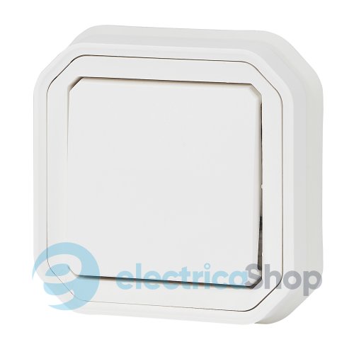 Переключатель 1-кл. 10А/250В с монт. лап. встр. Legrand Plexo New 069852L цвет белый