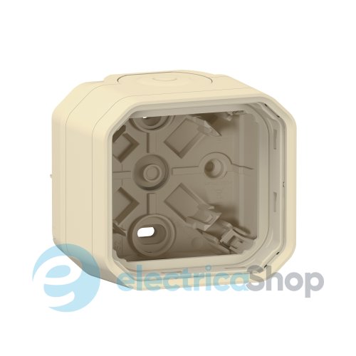 Коробка накл. 1-пост. Legrand Plexo New 069863L цвет бежевый