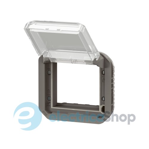 Адатпер для мех-в. Mosaic с прозрачной крышкой мех-в. Legrand Plexo New 069880L цвет антрацит