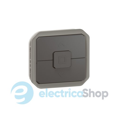 Выключатель жалюзи мех-м. для прямого управления 500Вт. Legrand Plexo New 069898L цвет антрацит