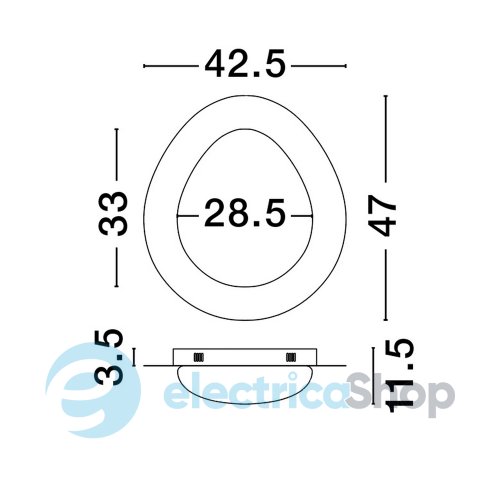 Светильник потолочный NIMBUS 9030648 Nova Luce