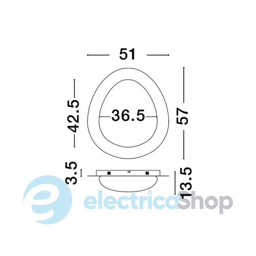 Светильник потолочный NIMBUS 9030647 Nova Luce