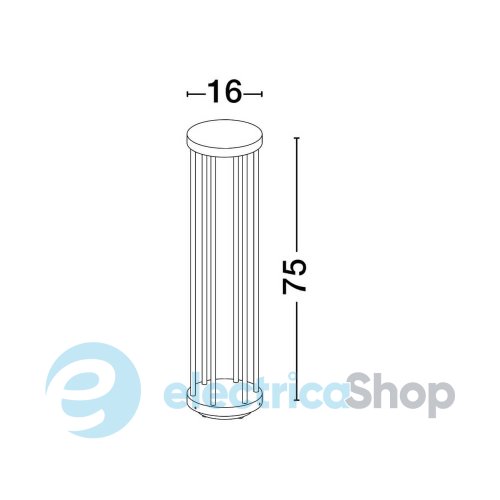 Столбик парковый NEREU 9030588 Nova Luce