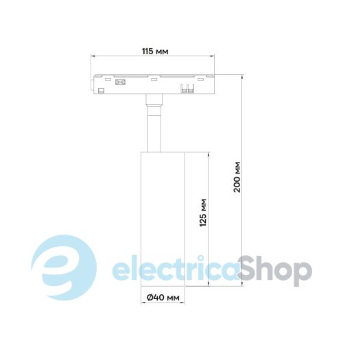 Магнитный трековый светильник Feron Ardero MGN303 7W 4000K 80372