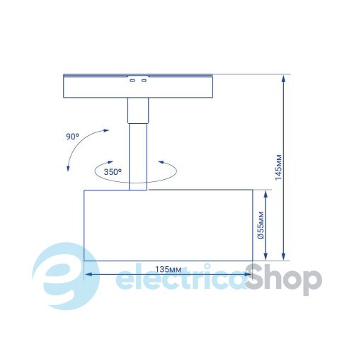 Магнитный трековый светильник Feron MGN304 10W 4000K 41951