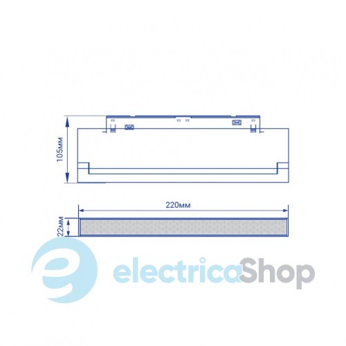Магнитный трековый светильник Feron MGN306 12W 4000K 40263