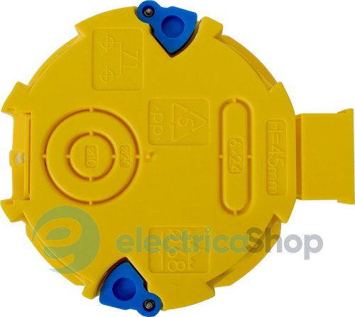 Коробка установочная e.db.pro.103.d65 гипсокартон, упор ПВХ, блочная КМ03 p018103 E.NEXT