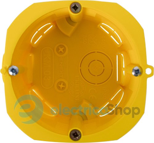 Коробка установочная e.db.pro.103.d65 гипсокартон, упор ПВХ, блочная КМ03 p018103 E.NEXT