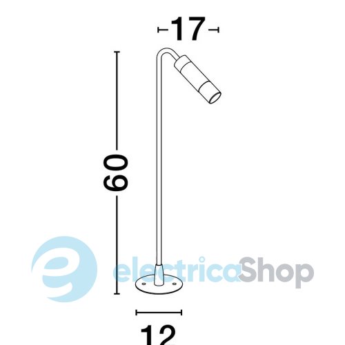 Столбик парковый AETHER 9030848 Nova Luce