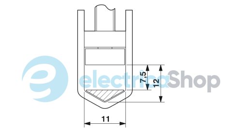 Силовая клемма, DIN, UKH 50 1500V BU Phoenix Contact 3247402