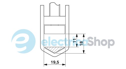 Сильнострумова клема, DIN, UKH 150 BU Phoenix Contact 3010123