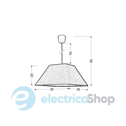 Підвісний світильник Candellux ROBIN 31-03263