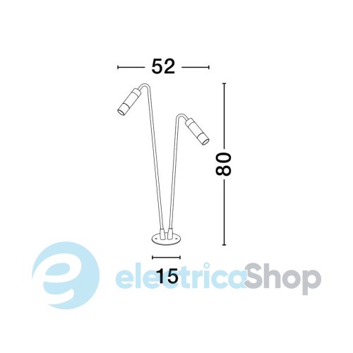 Стовпчик парковий AETHER 9030849 Nova Luce