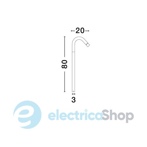 Стовпчик парковий GLEAM 9030847 Nova Luce